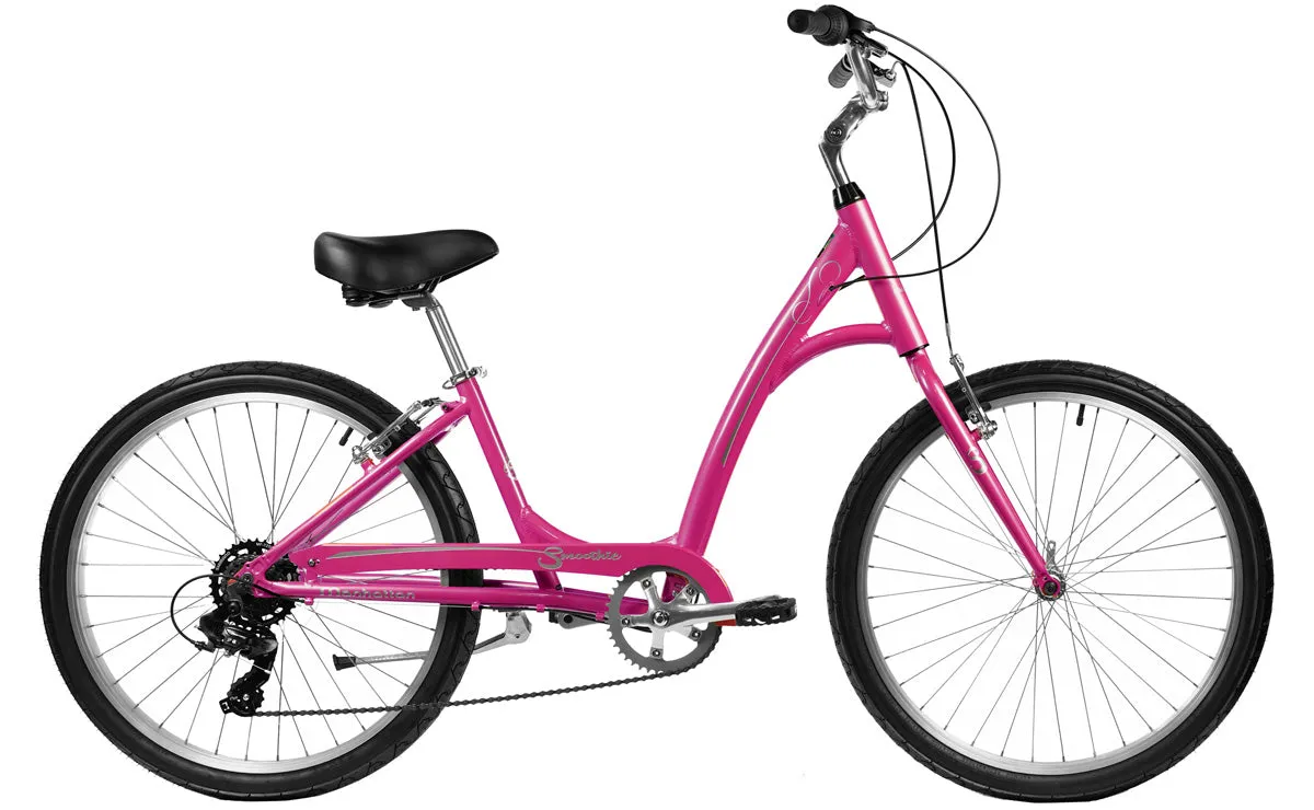 Manhattan Smoothie low Step-Through 7 speed aluminum Bike  -Live4Bikes