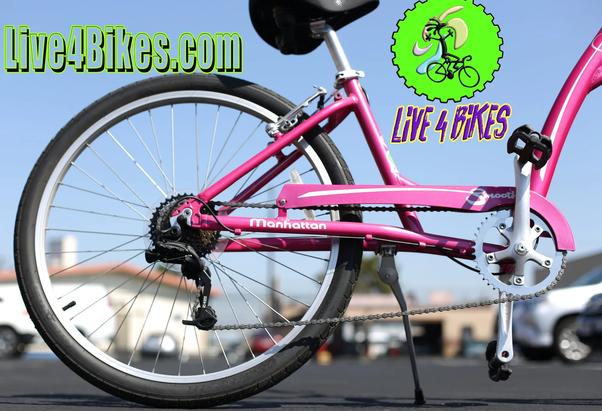 Manhattan Smoothie low Step-Through 7 speed aluminum Bike  -Live4Bikes