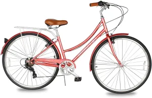 Micargi Roasca V7 Women City Cruiser 700c 7 speed City Bicycle Hybrid -Live4Bikes