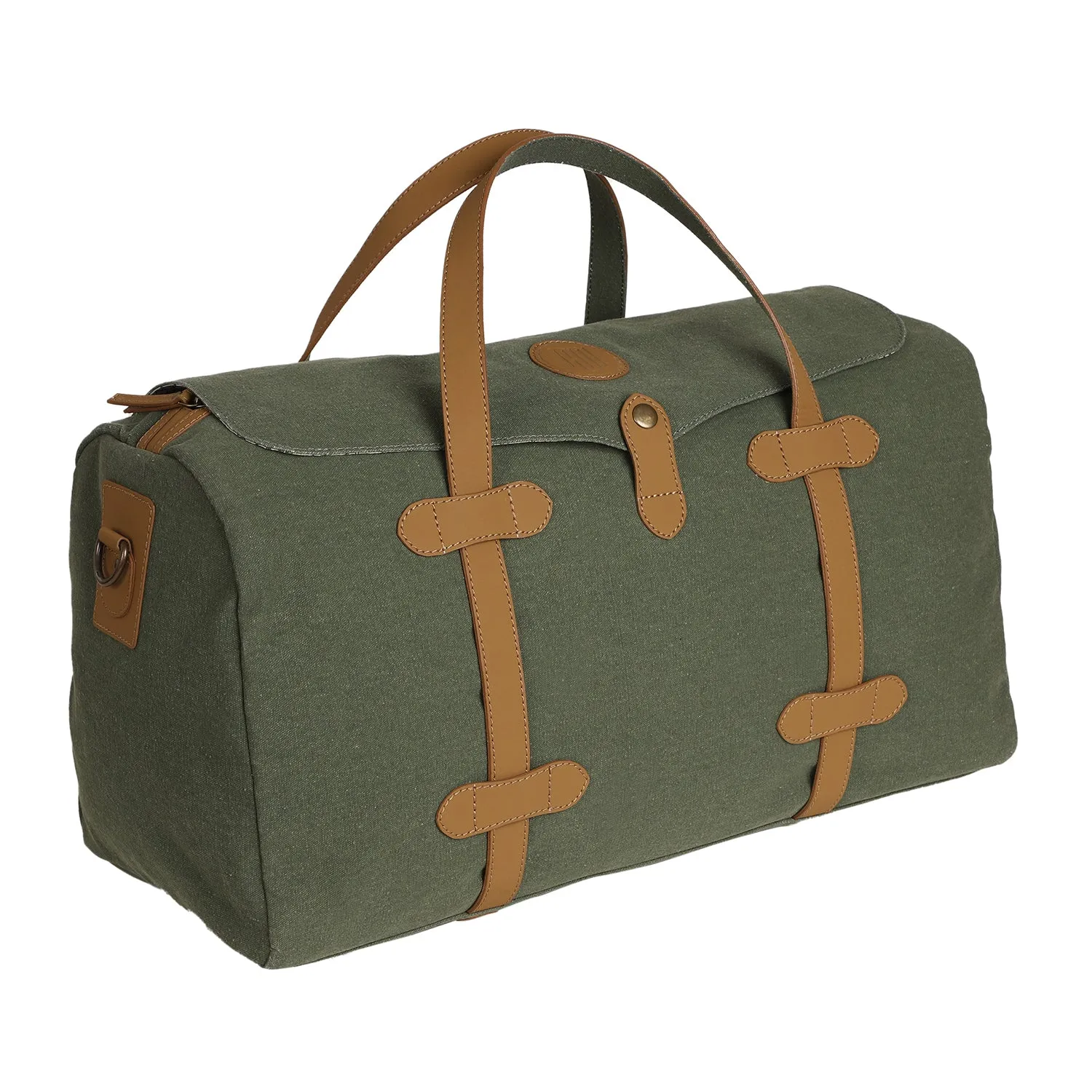 Mona B Canvas Travel/Gym/Sports Duffel Bag: Delta