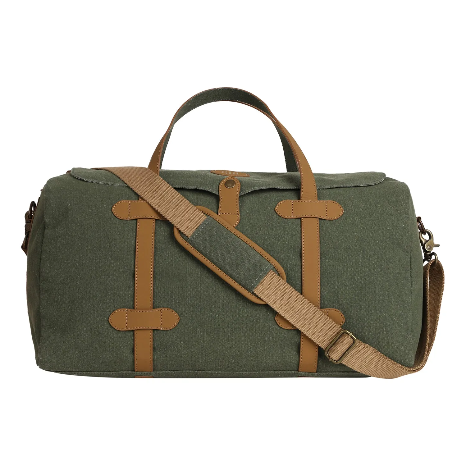 Mona B Canvas Travel/Gym/Sports Duffel Bag: Delta