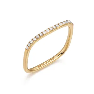 MONTE LUNA Single row Lab Diamond ring