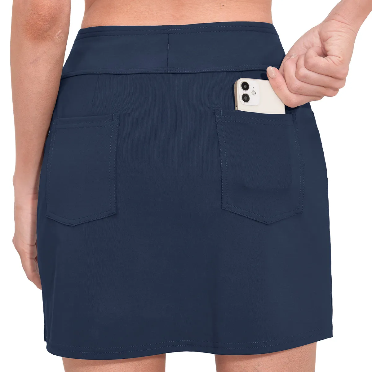 MOTEEPI 16" Golf Skort for Women Tennis Skirt