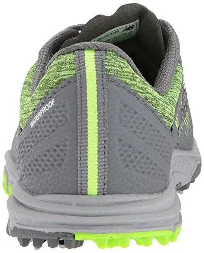 New Balance Men's Minimus Tour Waterproof Spiked Comfort Golf Shoe, Dark Grey/Green, 14 2E 2E US