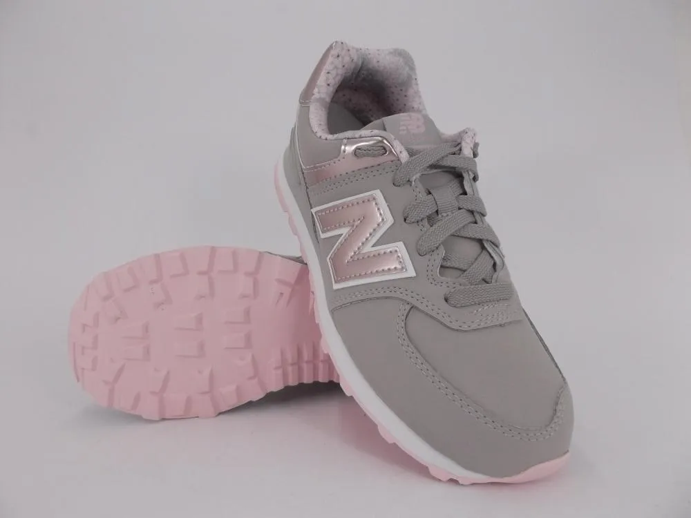 New Balance sneakers da ragazza KL574F1G beige gold