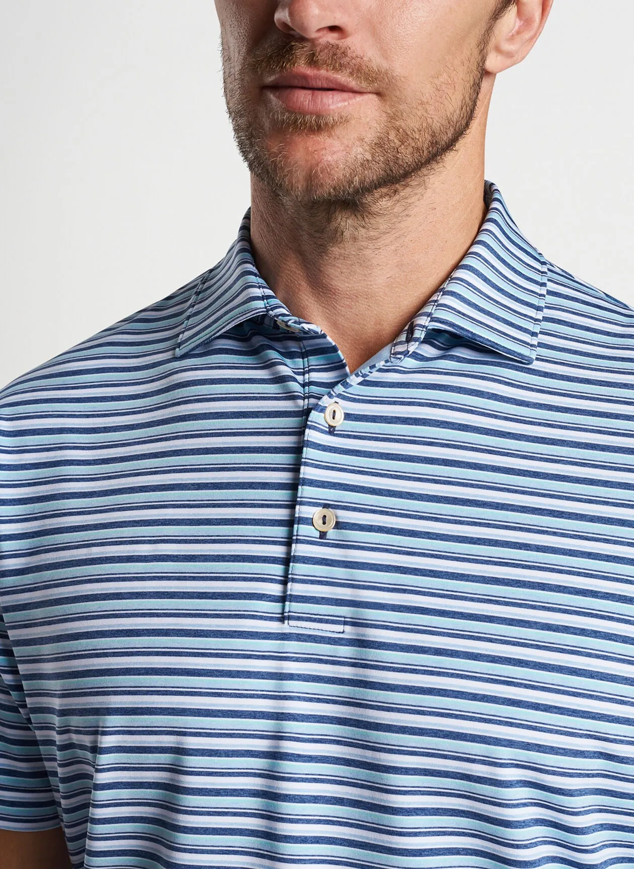 Oakland Performance Jersey Polo (Navy)