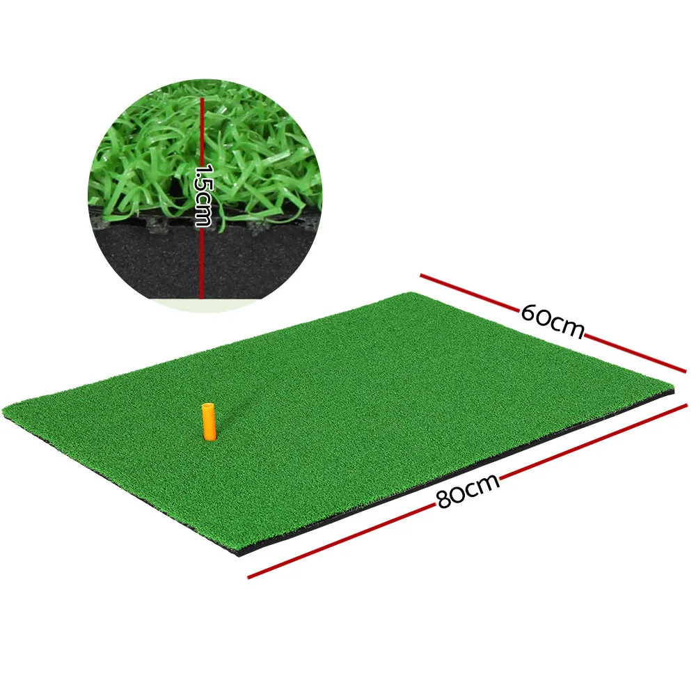 Portable Golf Hitting Practice Mat 80x60cm UV Resistant - Everfit