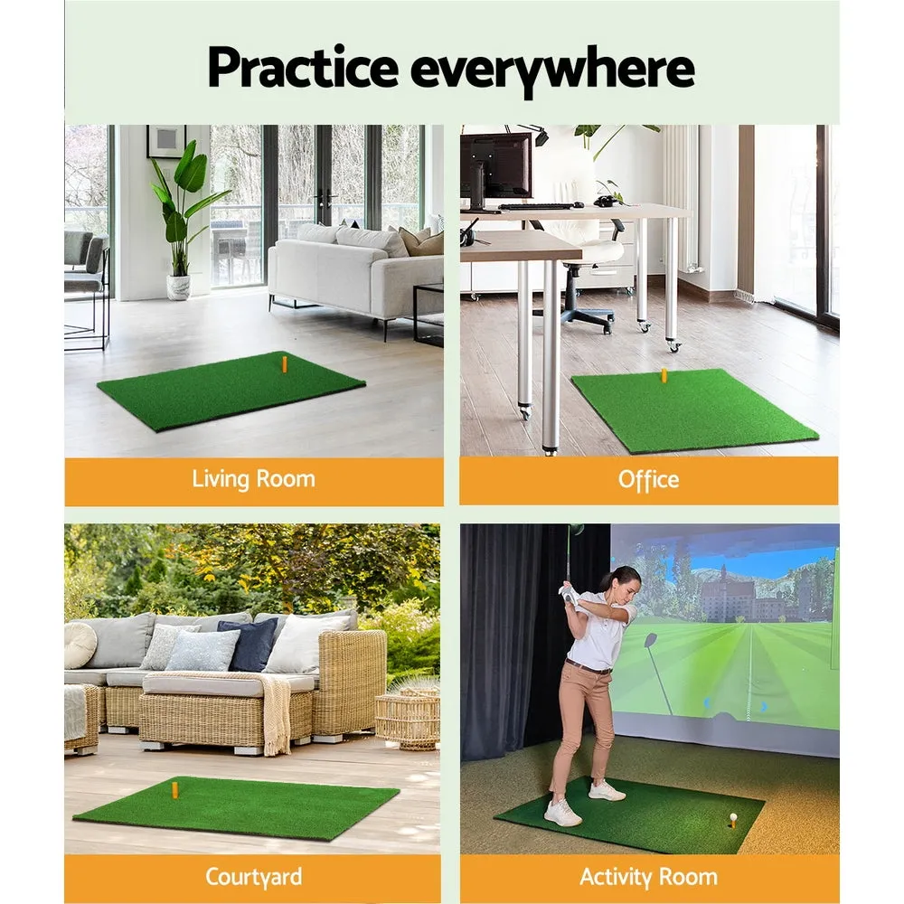 Portable Golf Hitting Practice Mat 80x60cm UV Resistant - Everfit