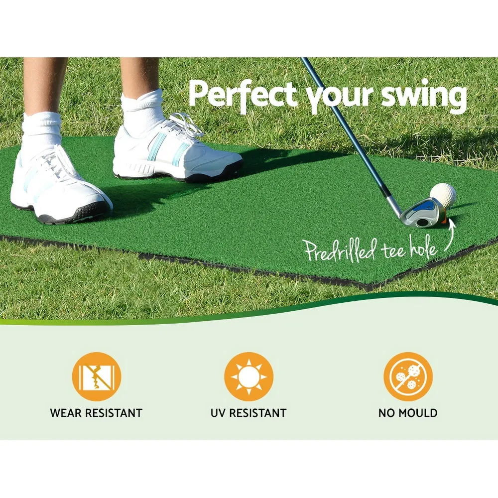 Portable Golf Hitting Practice Mat 80x60cm UV Resistant - Everfit