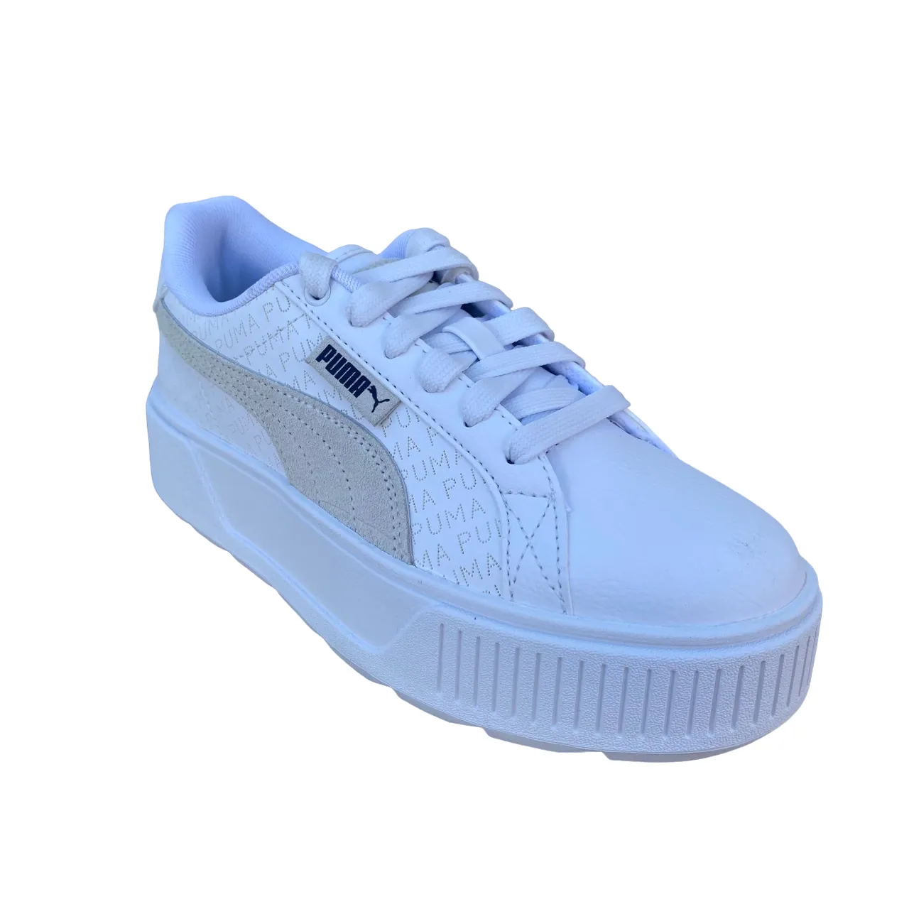 Puma scarpa sneakers da donna Karmen con Logo stampato 393194 01 bianco