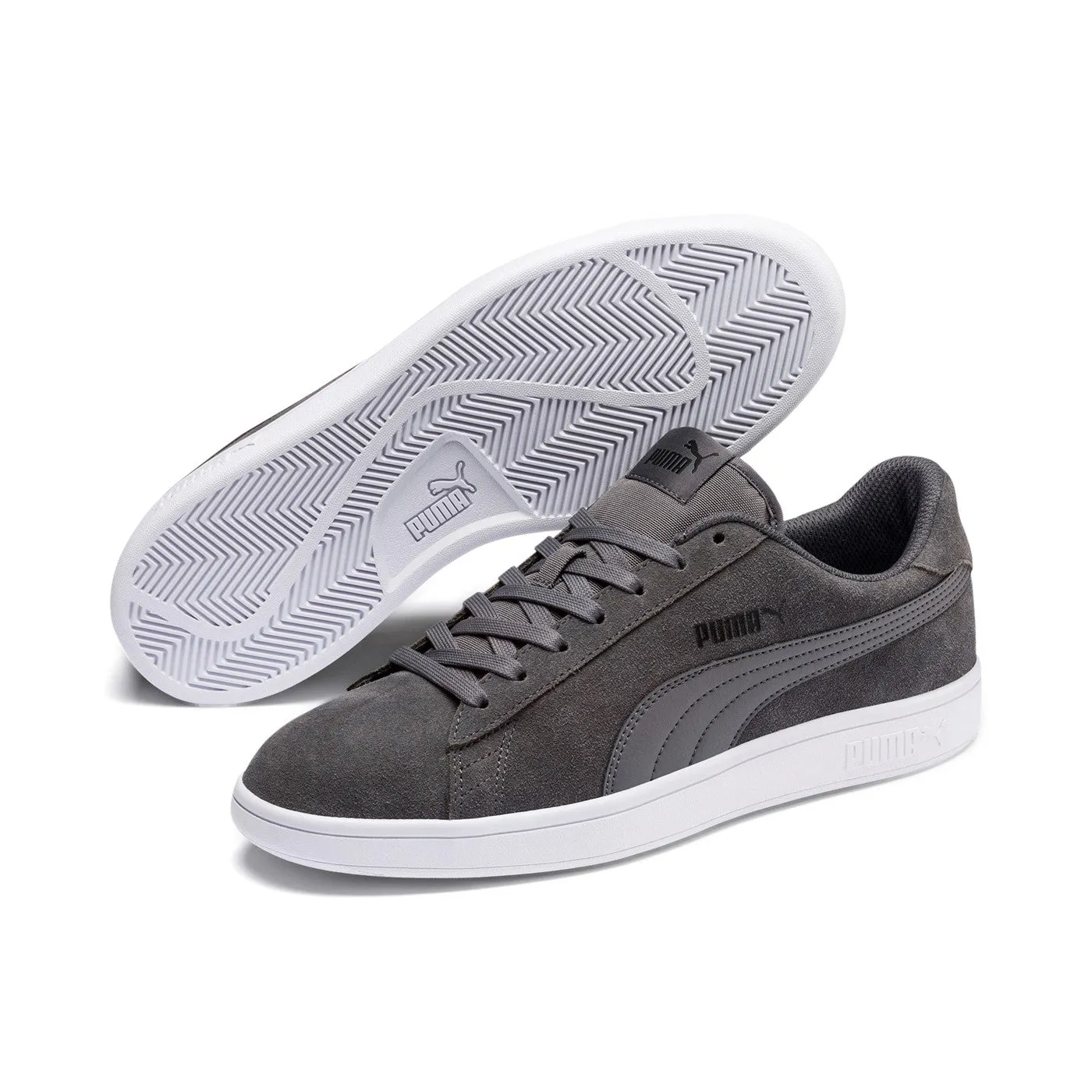 Puma sneakers bassa da uomo Smash v2 364989 32 castlerock-black-white