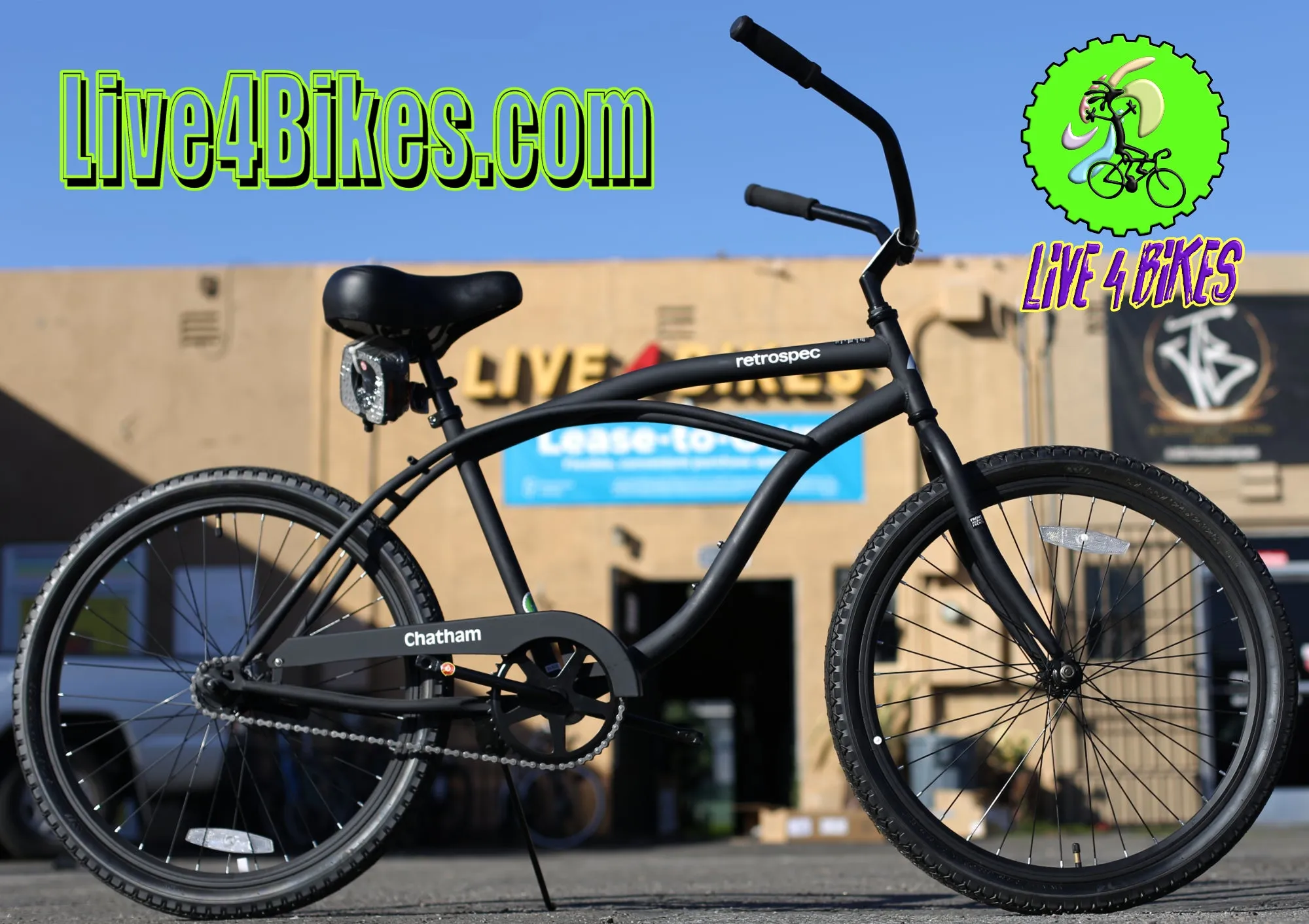 Retrospec Chatham 24 in -  SIngle Speed Beach Cruiser    -Live4Bikes