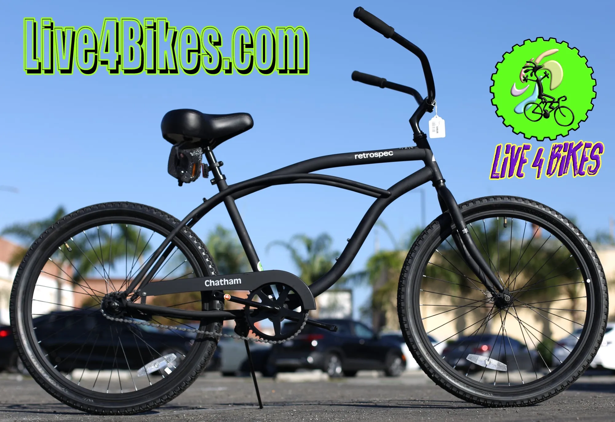 Retrospec Chatham 24 in -  SIngle Speed Beach Cruiser    -Live4Bikes