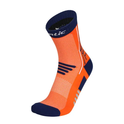 Santic MoveWay Orange Men Women Cycling Socks Free size 2 pairs