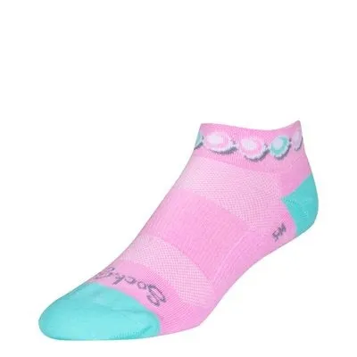 SockGuy Women's Pearls 1" Channel Air Bike Sock