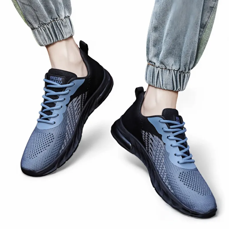 SooFeet Orthopedic Men Shoes Breathable Lace up and Arch-support Mesh Sporty