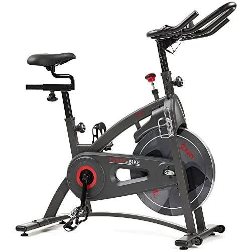 Sunny Health & Fitness Endurance Premium Magnetic Resistance Interactive Indoor Cycling Exercise Bike with Exclusive SunnyFit™ App Enhanced Bluetooth Connectivity - SF-B1877SMART