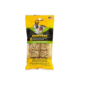 SUNSEED VITA PRIMA SNAPPERS W/PEAS & CUCUMBER SEED RABBIT & GUINEA PIG TREAT 8 PACK