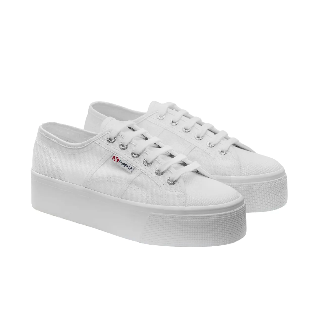 Superga scarpa sneakers da donna 2790 Cotw Linea Up and Down S9111LW 901 bianco