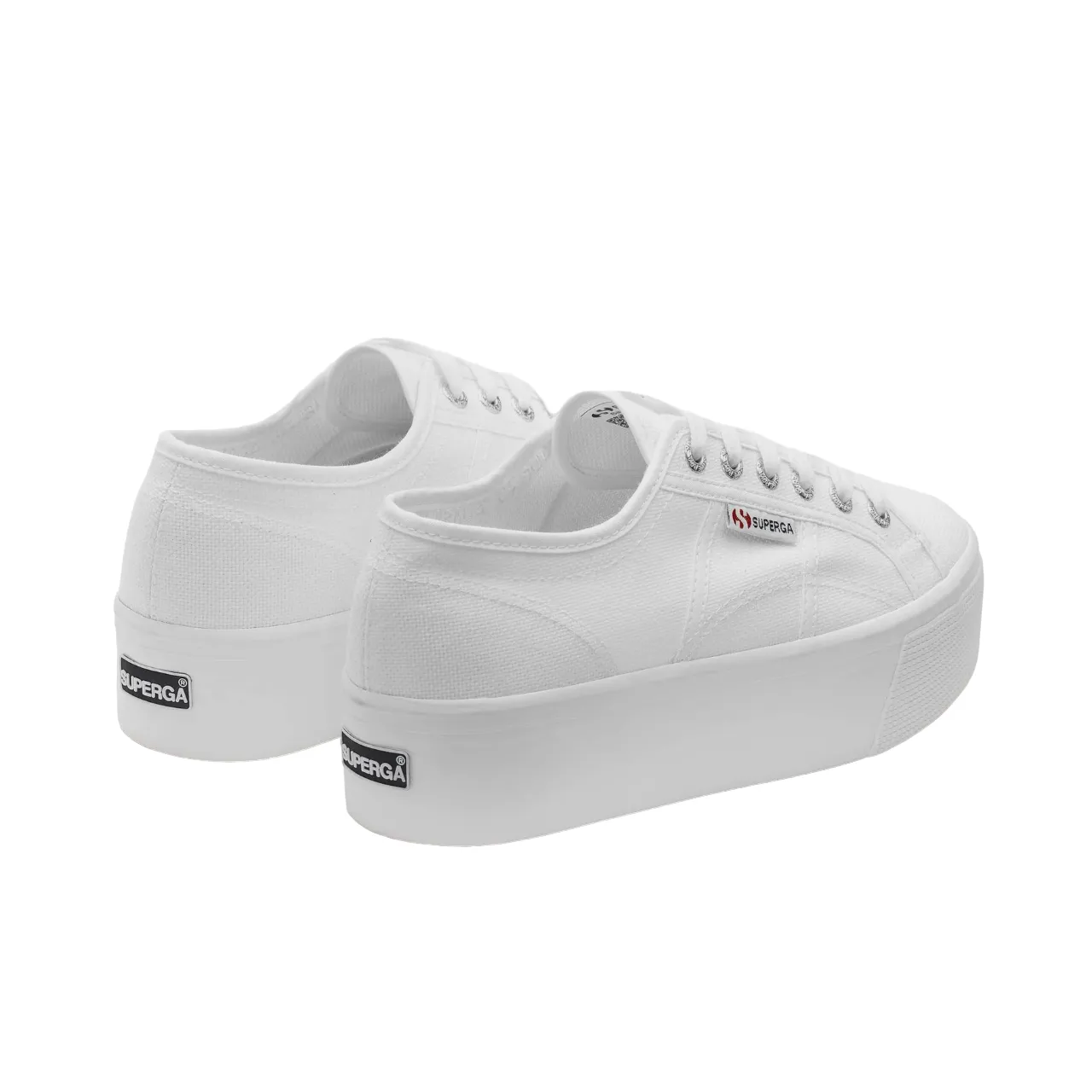 Superga scarpa sneakers da donna 2790 Cotw Linea Up and Down S9111LW 901 bianco