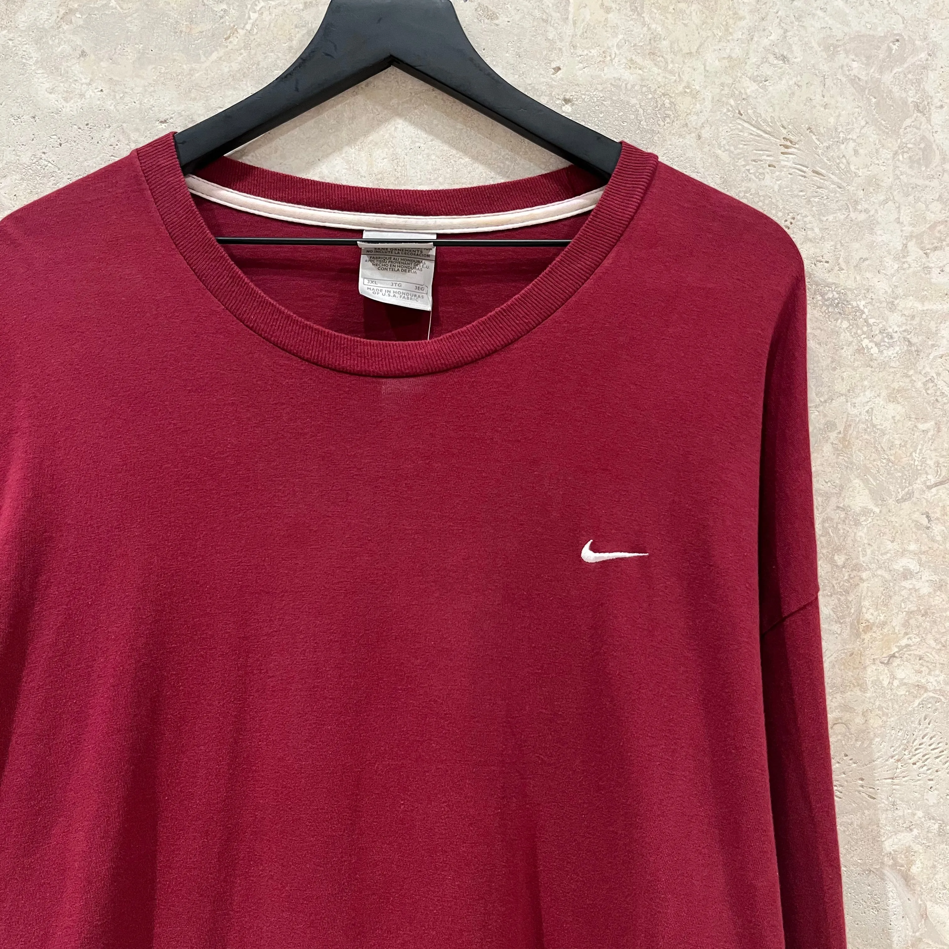 TMK 00s Nike Embroidered Swoosh Longsleeve Size XXXL