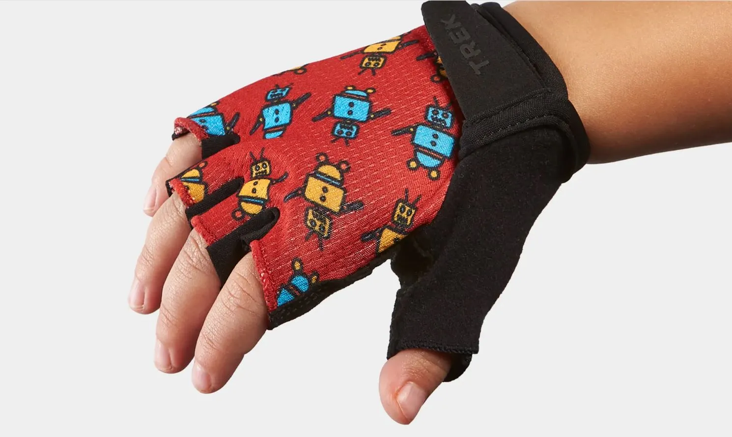 Trek Kids' Unisex Half Finger Bike Glove