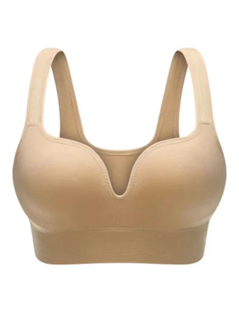 Trendy Yoga Padded  Workout Wireless Push Up Bra