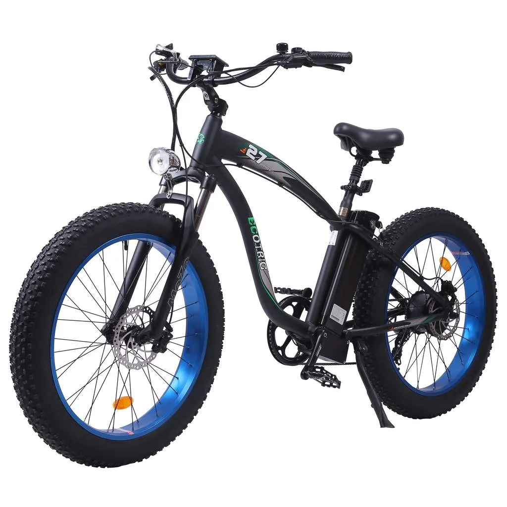 UL Certified Ecotric Hammer 48V 750W Beach Snow  Fat Tire Electric Bike