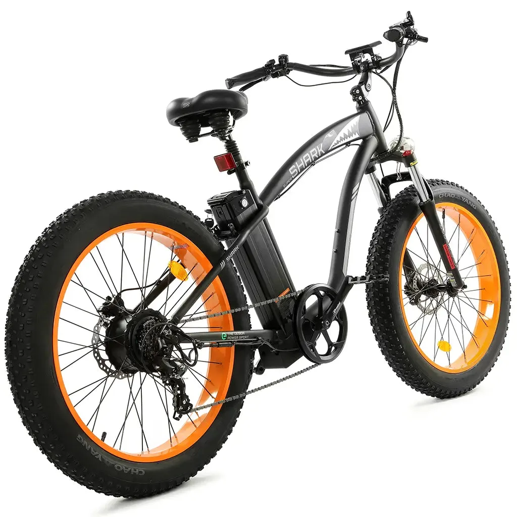 UL Certified Ecotric Hammer 48V 750W Beach Snow  Fat Tire Electric Bike