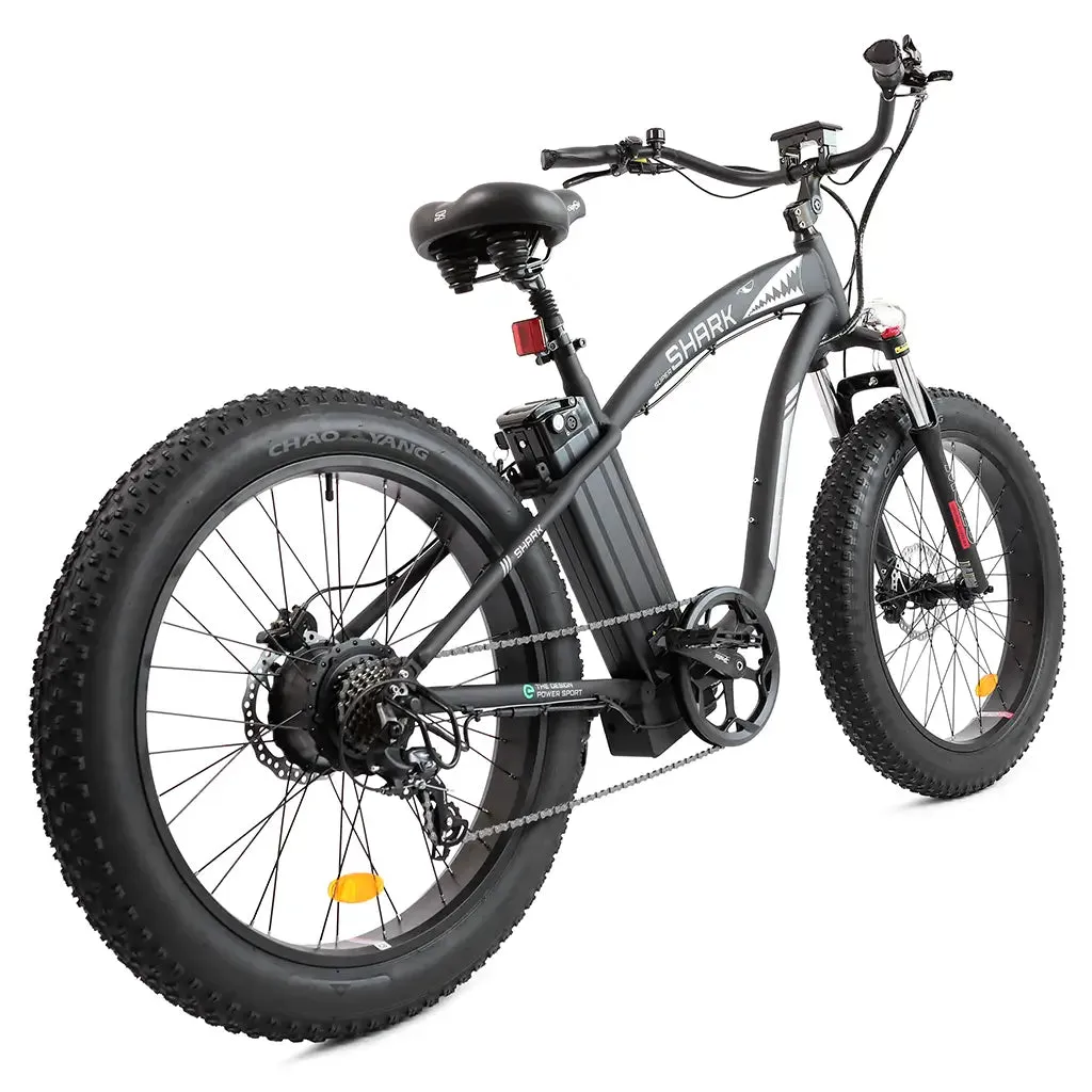 UL Certified Ecotric Hammer 48V 750W Beach Snow  Fat Tire Electric Bike