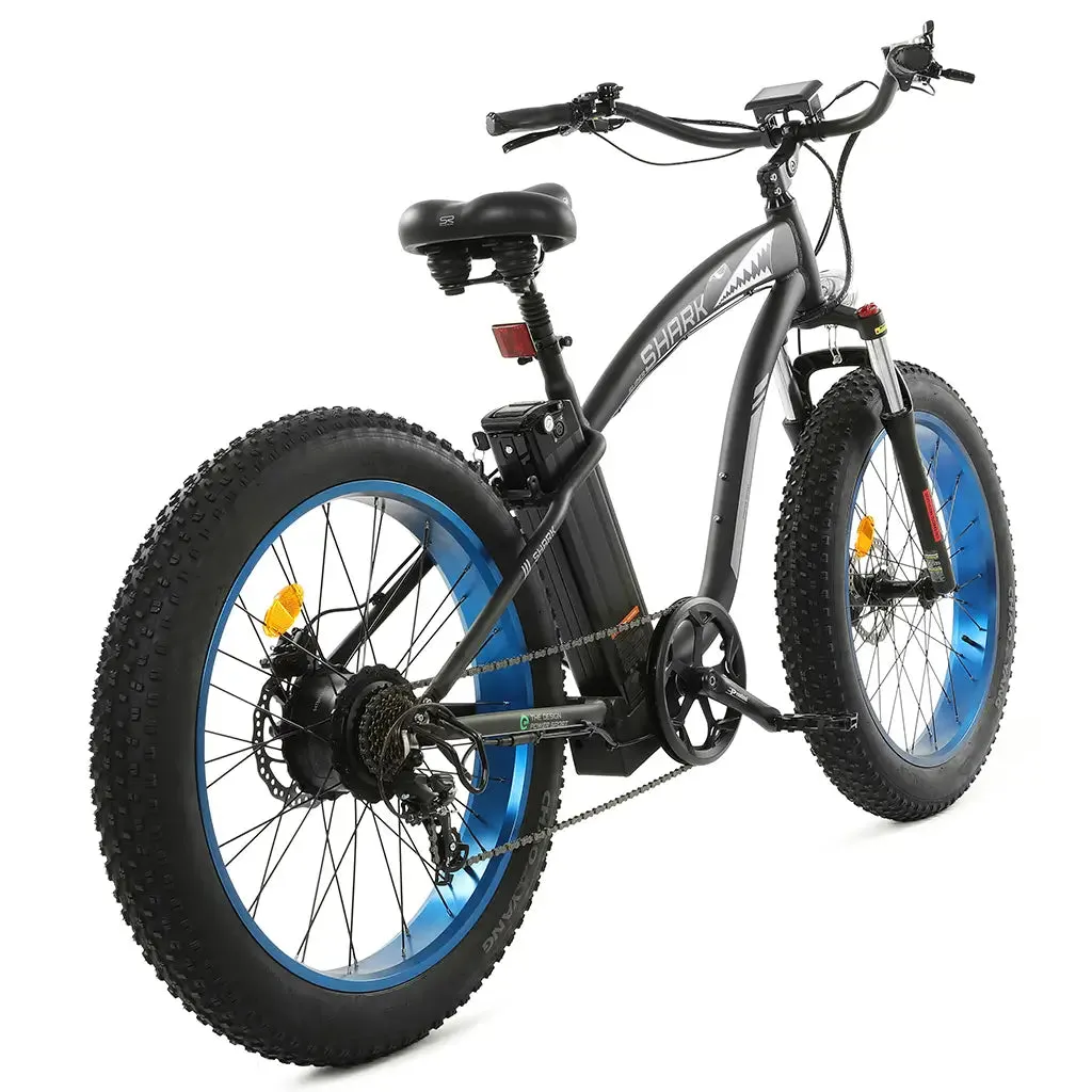 UL Certified Ecotric Hammer 48V 750W Beach Snow  Fat Tire Electric Bike