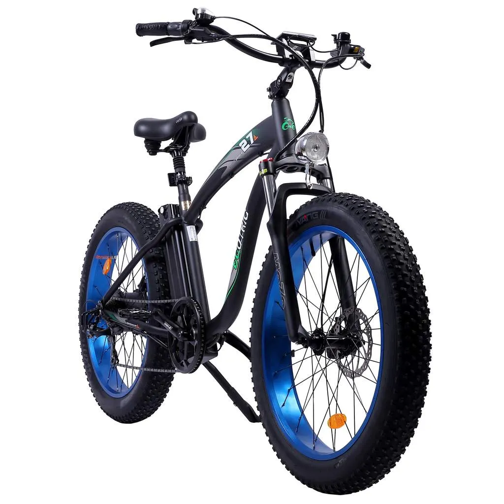 UL Certified Ecotric Hammer 48V 750W Beach Snow  Fat Tire Electric Bike