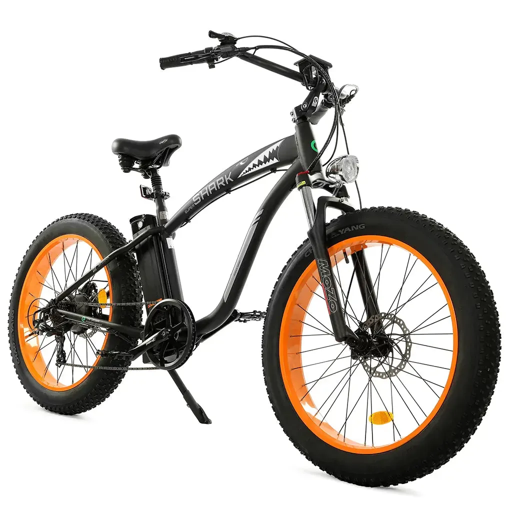 UL Certified Ecotric Hammer 48V 750W Beach Snow  Fat Tire Electric Bike