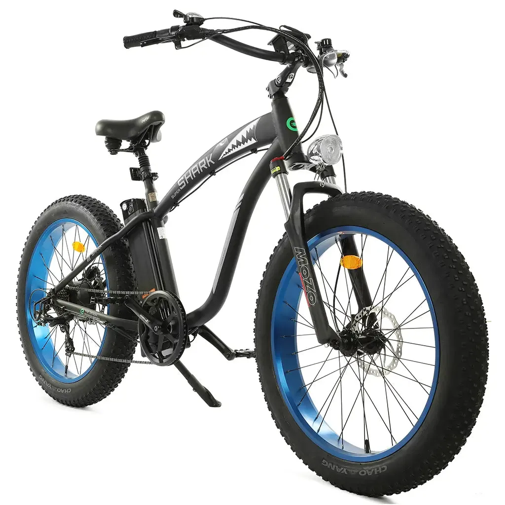 UL Certified Ecotric Hammer 48V 750W Beach Snow  Fat Tire Electric Bike