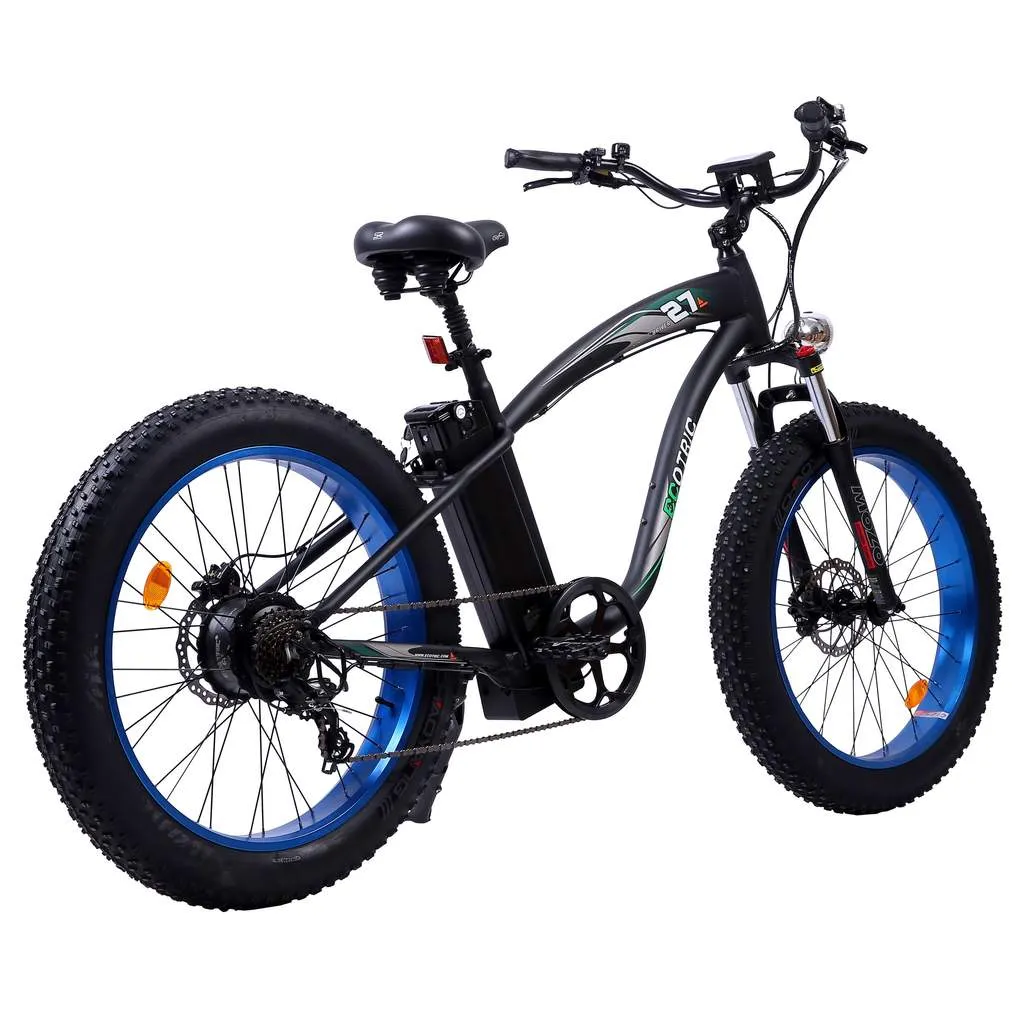 UL Certified Ecotric Hammer 48V 750W Beach Snow  Fat Tire Electric Bike