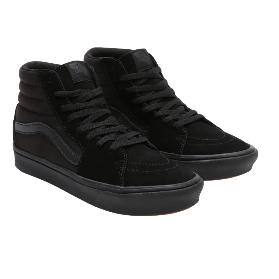 Vans scarpa sneakers alta da uomo e donna Comfycush Sk8-Hi vn0a3wmbvnd1 nero-nero