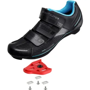 Venzo Bike Bicycle Women's Road Cycling Riding Shoes - Compatible with Peloton LOOK Delta & for Shimano SPD-SL - Perfect for Indoor Road Racing & Indoor Exercise Bikes 43