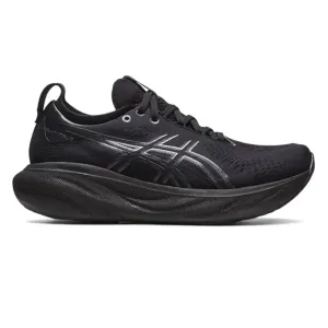 Womens ASICS GEL-Nimbus 25 - Black/ Graphite Grey