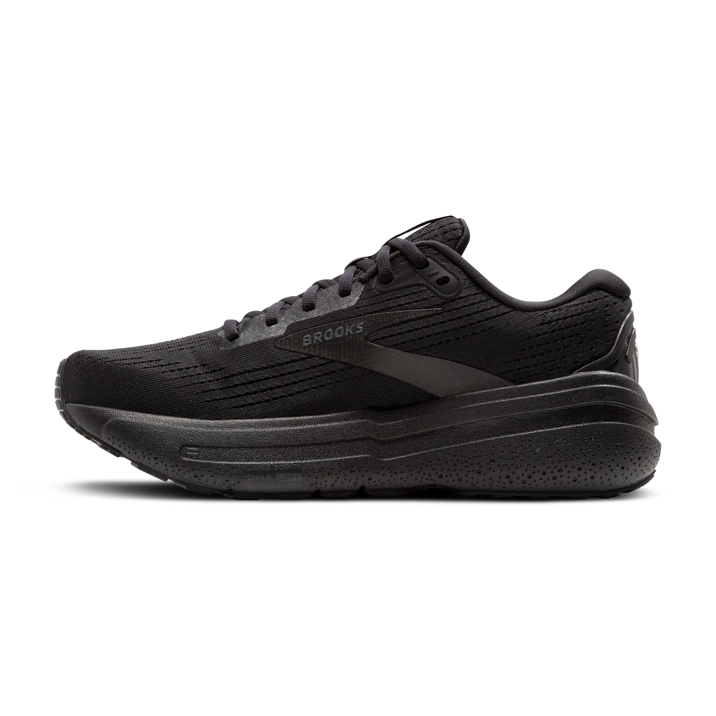 Women's Brooks Ghost Max 2 Color: Black/Black/Ebony (WIDE WIDTH)