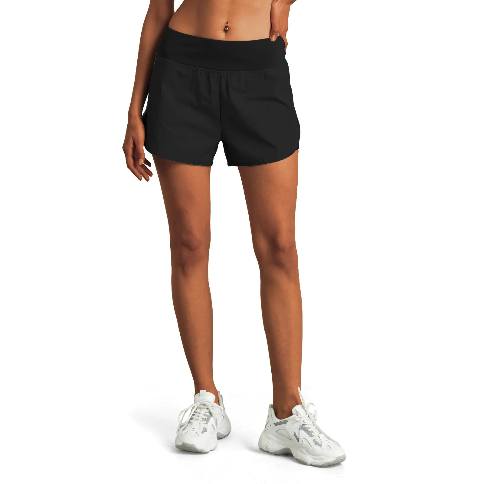 Women's High Waisted Running Shorts with Phone Pockets