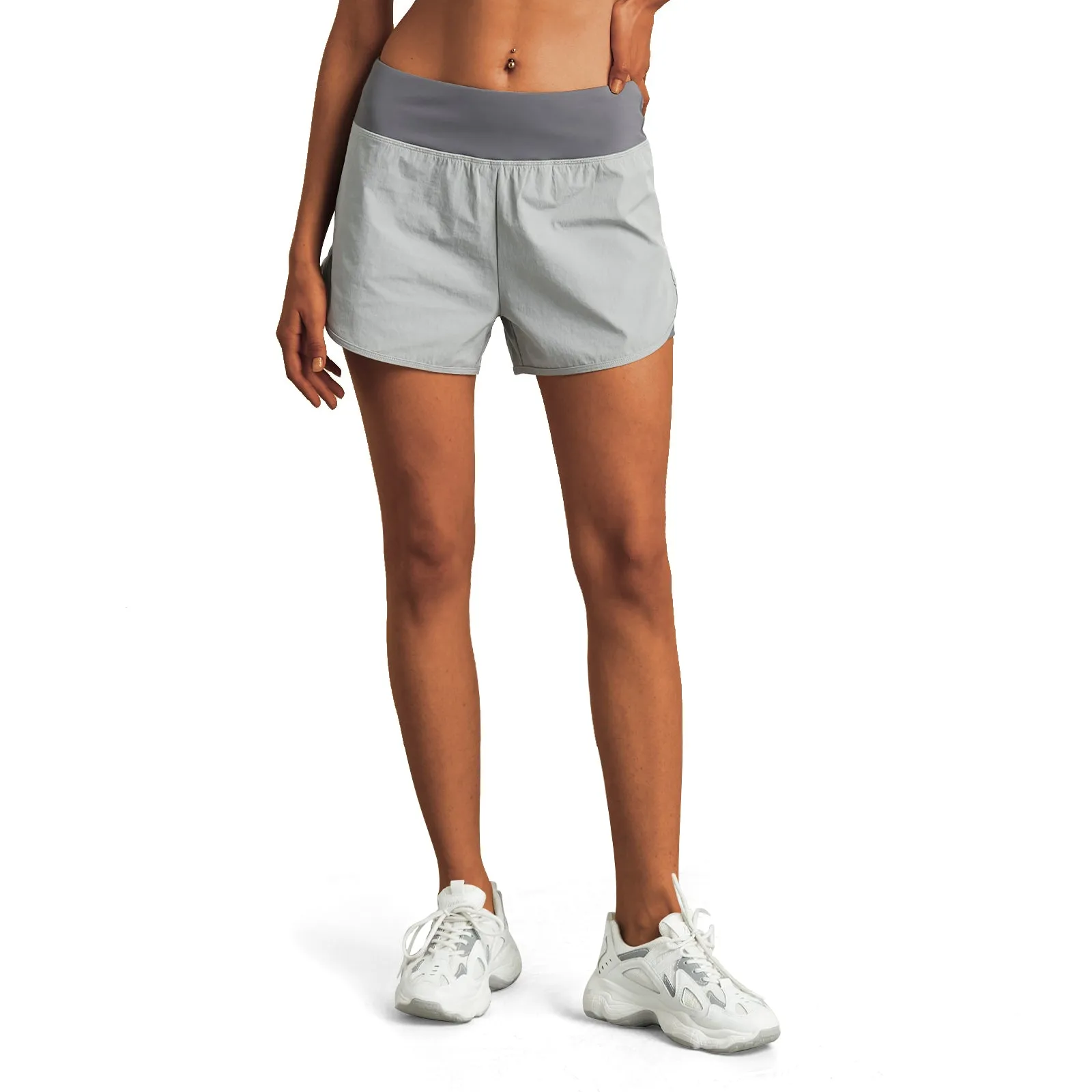 Women's High Waisted Running Shorts with Phone Pockets