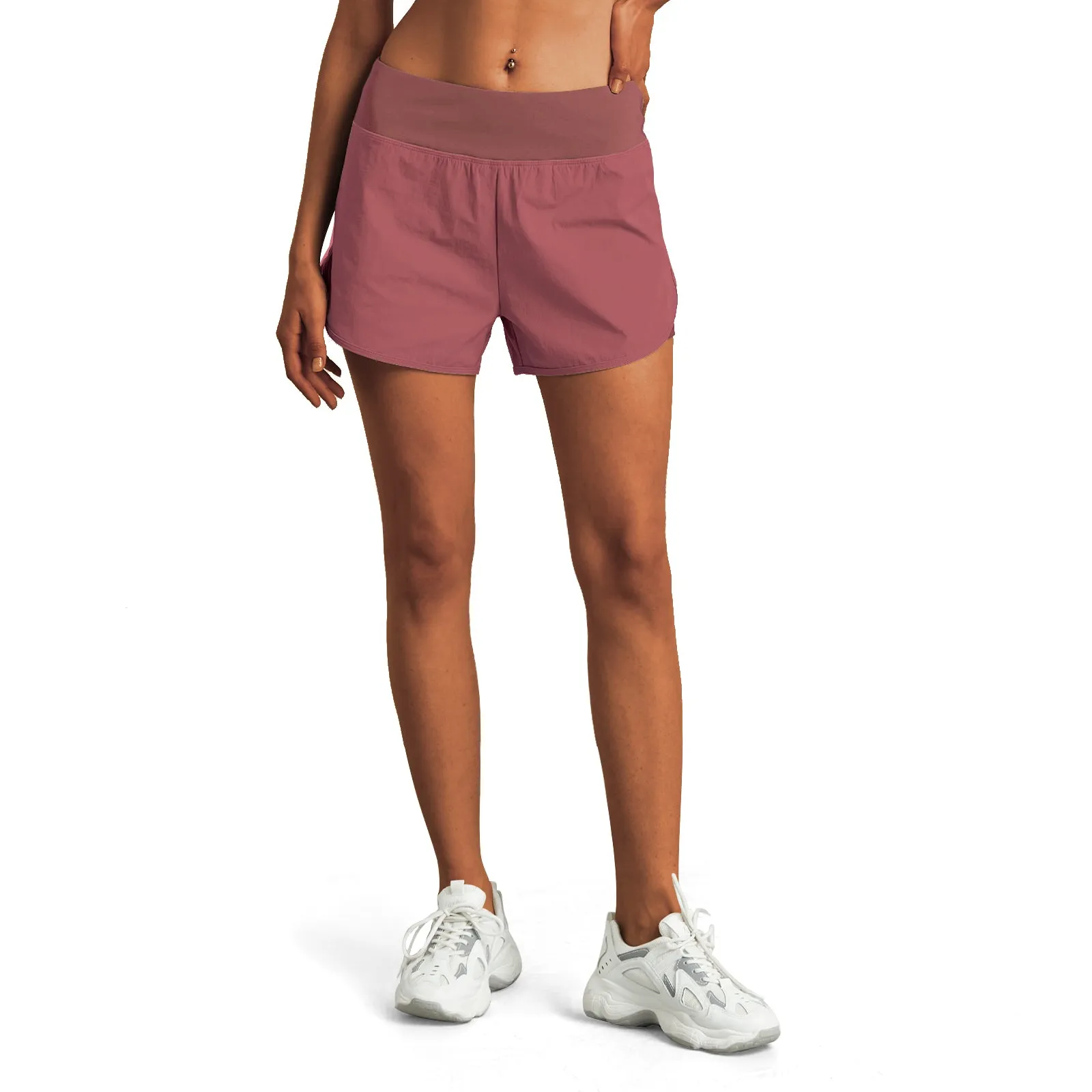 Women's High Waisted Running Shorts with Phone Pockets