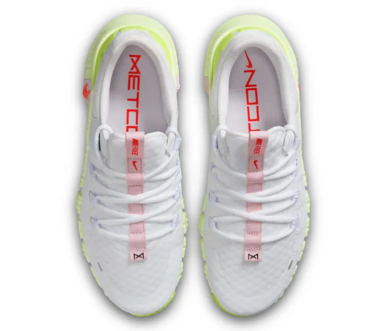 Women's Nike Free Metcon 5 (White/Pink/Volt)