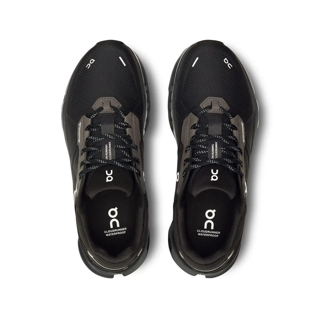 Women's On Cloudrunner 2 Waterproof Color: Magnet | Black