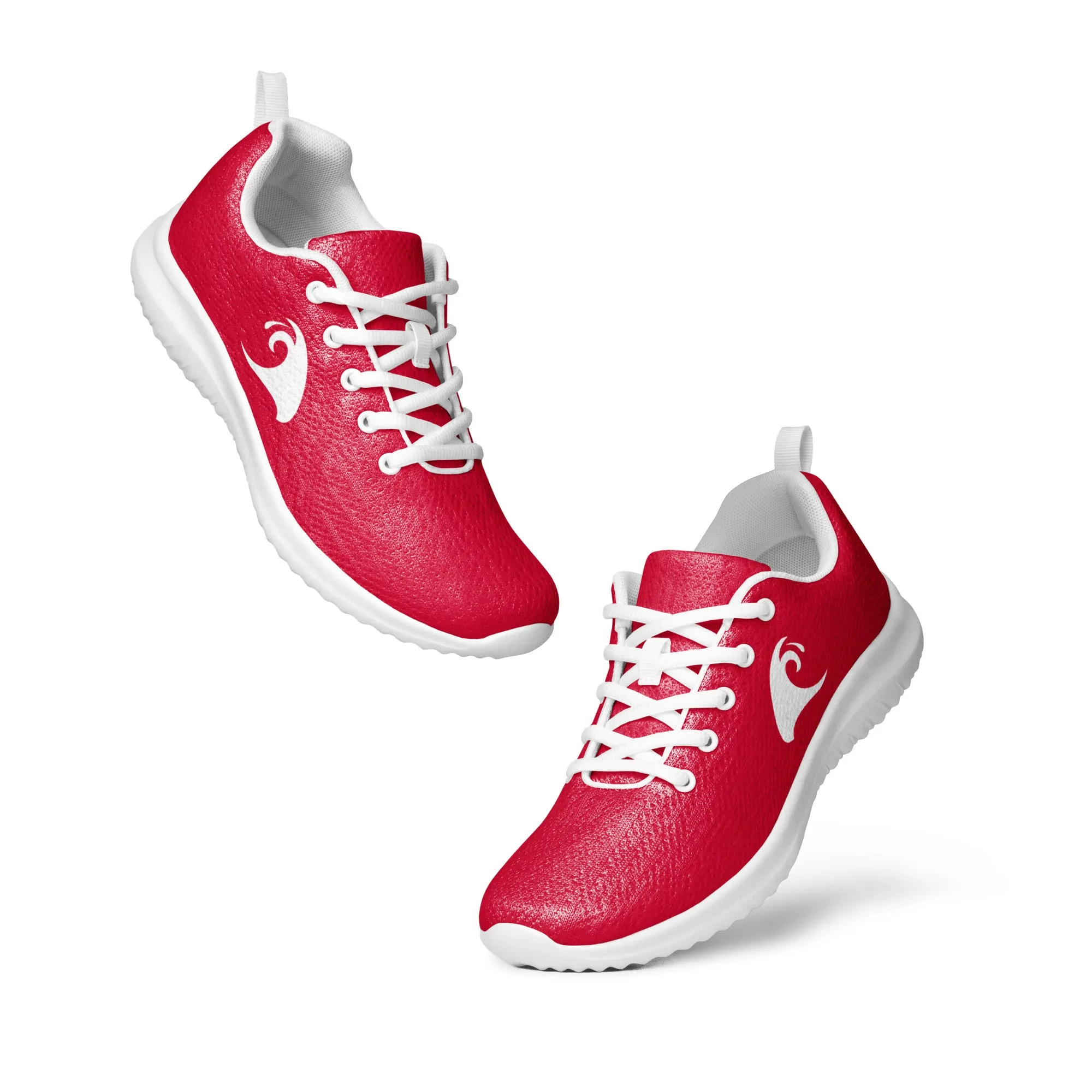 Women’s Red Athletic Shoes with Extremely Stoked Epic Wave Logo