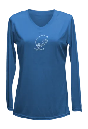 Women's Reflective Long Sleeve Shirt - Drinker with a Running Problem