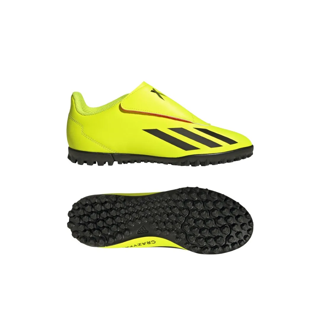 X Crazyfast Club Hook-and-Loop Turf Boots Soccer Shoes