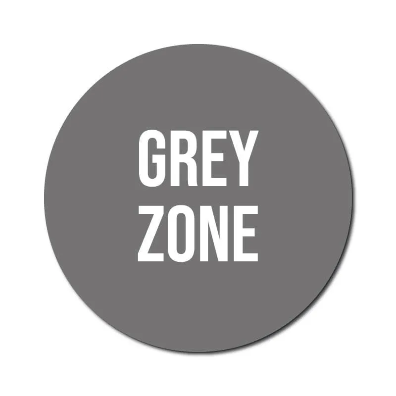 Zone Colours, Vinyl Circular Sticker, 10 pack – 105mm and 300mm, Various Colours Available